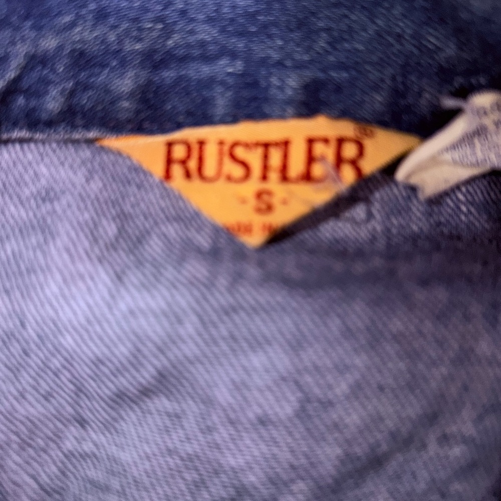 Vintage Blue Denim Jacket - Men’s Classic Trucker - Picture 3 of 6
